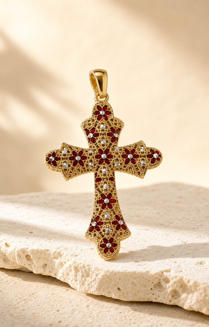 Croce Vatican Oro Rosso — vista principale