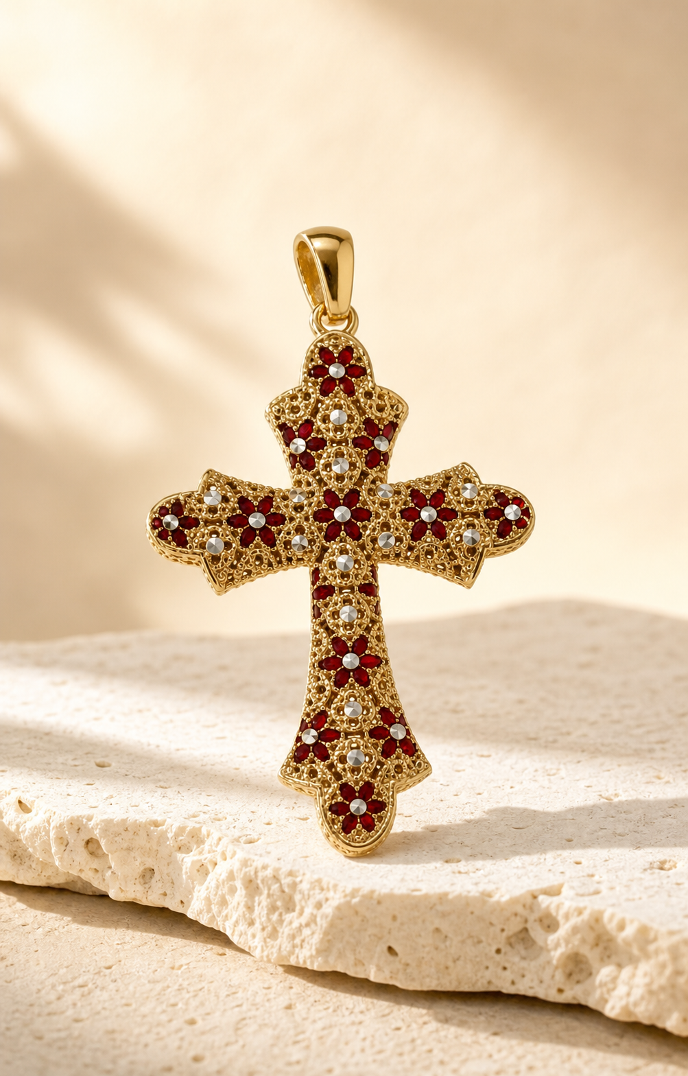 Croce Vatican Oro Rosso — vista principale