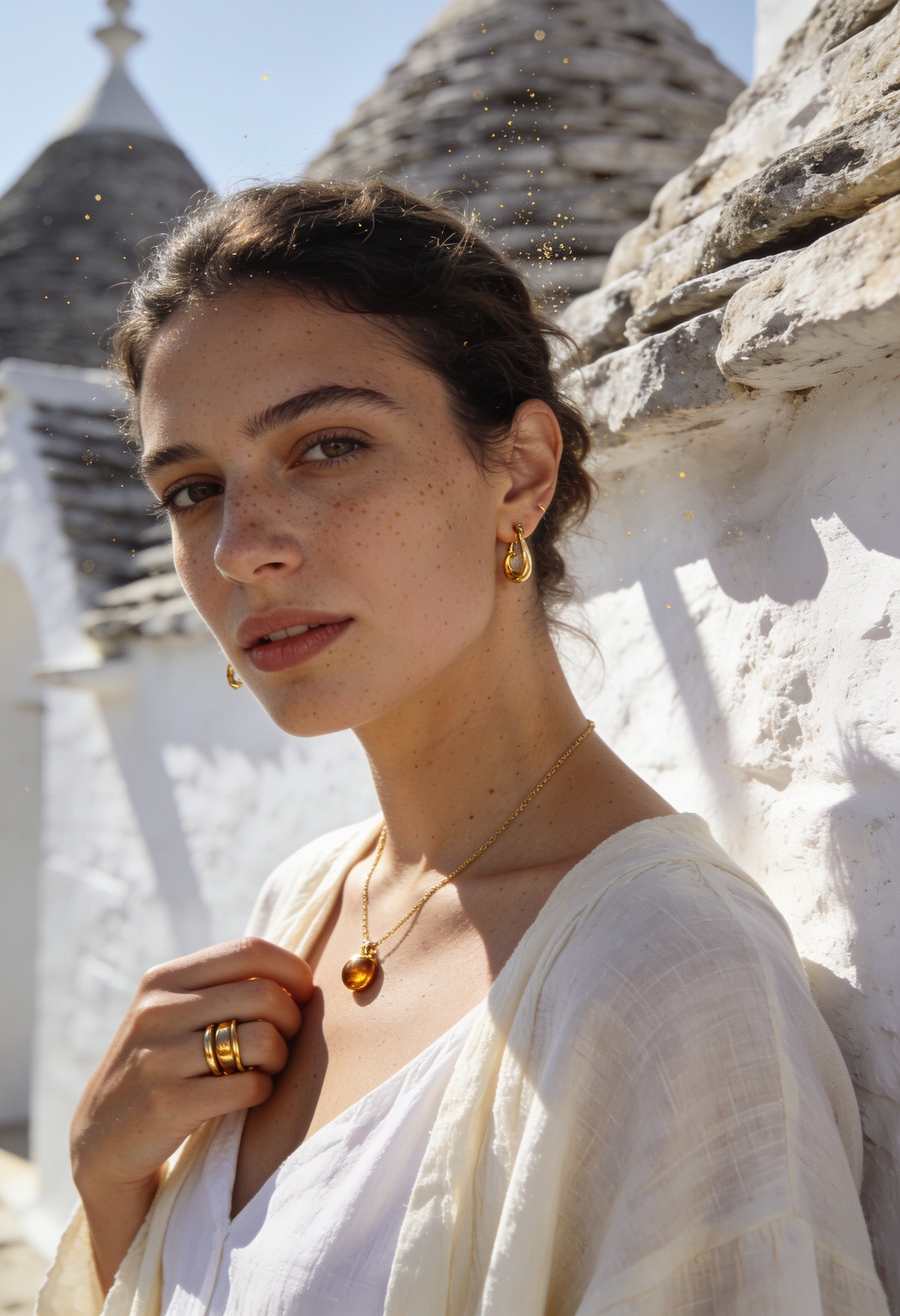 Collana Luce — modella set completo